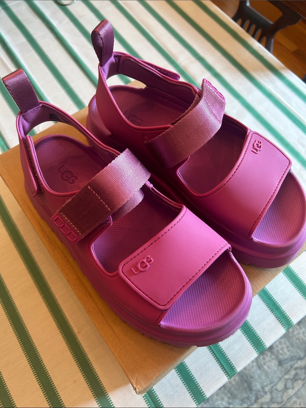 UGG Pink Platform Sandal - Picture 2 of 10